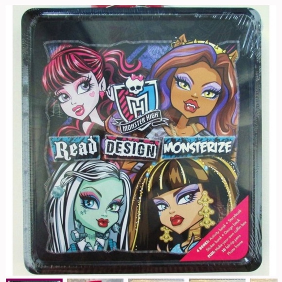 Monster High Activity Tin - Read Design Monsterize Parragon Books - Picture 6 of 6